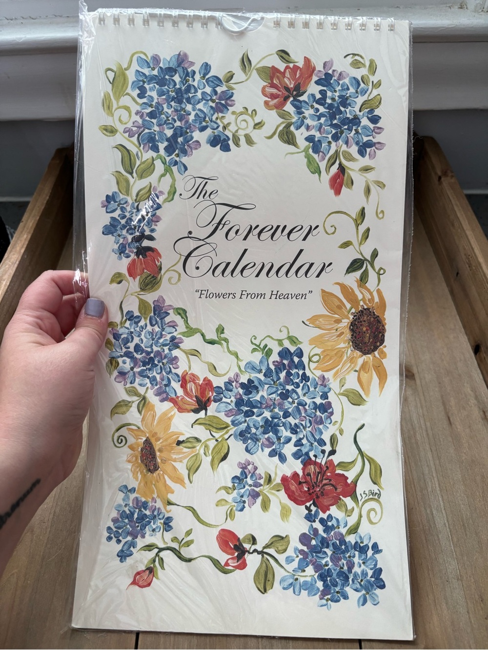Vintage Style Floral Coquette 90s Butter Mom Forever Calendar